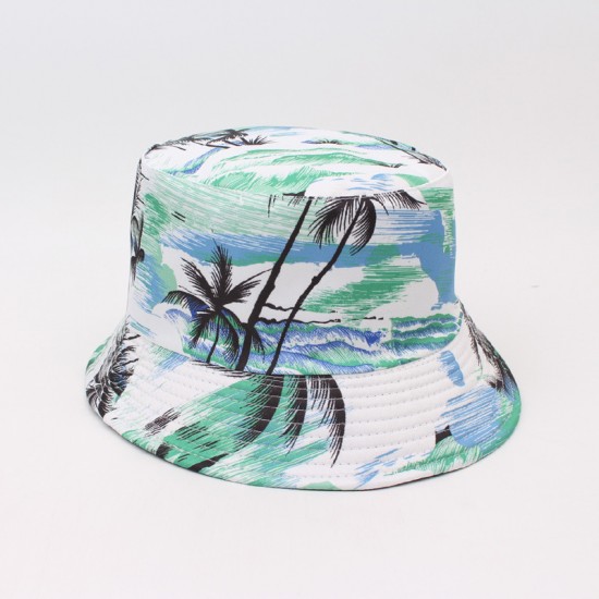 Overseas Cartoon-Patterned Yellow Duck Bucket Hat, Reversible Bucket Hat for Couples, Sun Protection, and Dome Hat