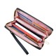 New women's wallet - short style, money clip, female student, Japanese/ Korean style, smooth finish, mini small leather case with zipper, hand-held, fashionable, mixed color card case