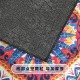 Cross-border export light luxury living room carpets, gold diamond sofa coffee table wall-to-wall carpets, gray stain-resistant bedroom mats