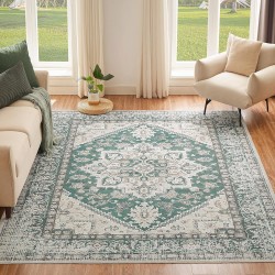 Cross-border Bohemian living room carpet, hotel and homestay patio, outdoor Persian floor mat, bedroom bedside rug