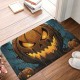 Cross-border Amazon Halloween floor mat, stain-resistant, easy-care floor mat for the home entryway, non-slip, absorbent floor mat for the bathroom.