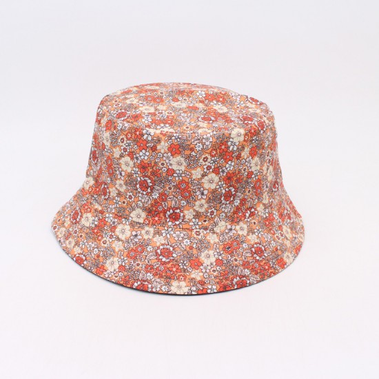 Spring/Summer flower sunflower bucket hat, outdoor sun protection, reversible bucket hat, fresh style Spring/Summer flower sunflower bucket hat, outdoor sun protection, reversible bucket hat, fresh style