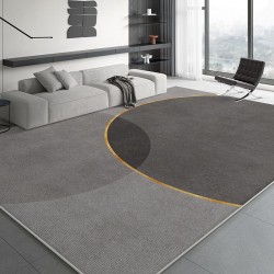 Cross-border minimalist, light luxury decorative wall-to-wall carpet, non-slip, easy-care sofa cushion, and bedroom bedside rug