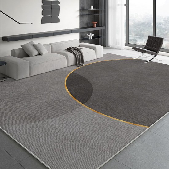 Cross-border minimalist, light luxury decorative wall-to-wall carpet, non-slip, easy-care sofa cushion, and bedroom bedside rug