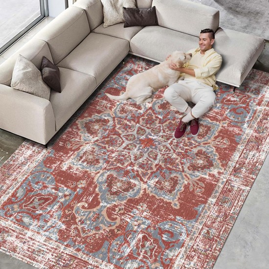 Cross-border Bohemian living room rug, retro Persian ethnic carpet mat, bedroom sofa coffee table rug Cross-border Bohemian living room rug, retro Persian ethnic carpet mat, bedroom sofa coffee table rug