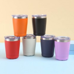 Creative 304 stainless steel thermos, portable 10oz car mug, compact office mug Milk Cup Wholesale