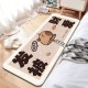 Cartoon imitation cashmere bedside decorative non-slip carpet, bedroom wall-to-wall carpet, thickened living room carpet available for dropshipping