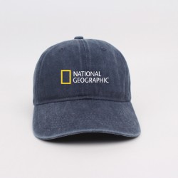 American retro washed denim baseball cap, versatile, casual, flattering, small casual baseball cap, couple's sun hat