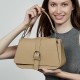 2025 new genuine leather women's bags, mom bags, simple commuter handbags, crossbody bags, saddle bags.