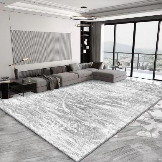 High-end, simple, stain-resistant living room carpet, large wall-to-wall blanket, home bedroom bedside rug, wear-resistant sofa blanket