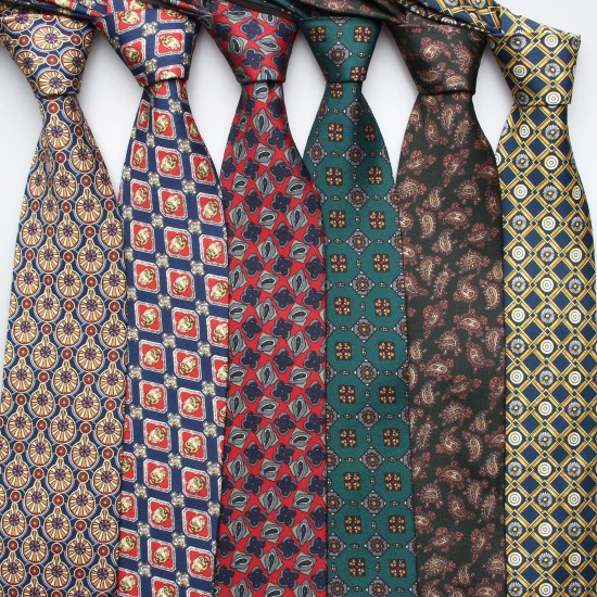 New 9cm Korean-style men's ties, exquisitely printed polyester ties Wholesale business casual fashion suits and ties