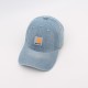 American retro distressed washed bucket hat, trendy denim baseball cap for women, Korean style, versatile, flattering small sun hat.