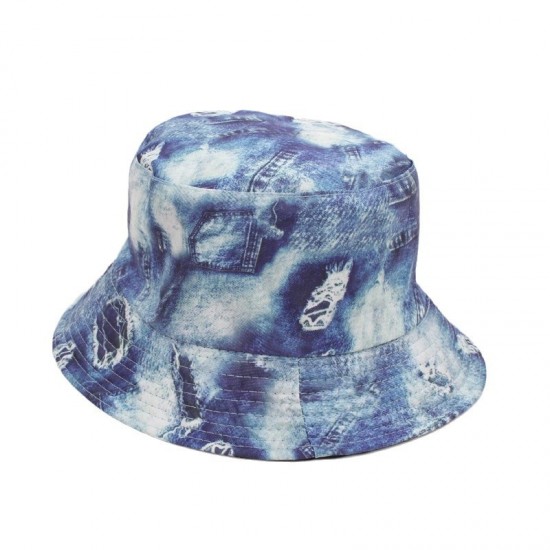 Washed baseball caps Women's hat with a fruit and coconut tree graffiti digital print, personalized sun protection, curved brim men's sun hat.