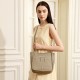 2025 top-grain cowhide niche luxury bags, new trendy horseshoe bags, large-capacity commuter shoulder bags, bucket bags.
