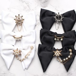 New solid color men's polyester bow tie and neck flower, casual business wedding ox-horn bow tie, wholesaler