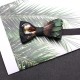 White men's bow ties, groomsmen wedding, black business bow ties, personalized diamond-studded, pearl-feathered bow ties.