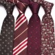 Leier new coffee-colored men's business and fashionable polyester hand-tied ties, manufacturer, and wholesale striped ties.