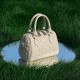 Genuine Leather Diamond-Quartz Boston Bag, 2025 New, Fashionable, Versatile, High-End Diamond-Quartz Handbag, Shoulder Bag, Crossbody Bag