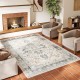 Cross-border vintage distressed Persian-style carpets, non-slip cooling mats for the bedroom balcony, stain-resistant and wear-resistant decorative mats for the living room.