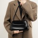 2025 Spring/Summer New Fashion Women's Bags, Genuine Leather Crossbody Bags, Luxury, Fashionable, Versatile Single-Shoulder Underarm Saddle Bag