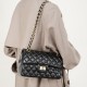 Top-grain cowhide bag, cowhide chain, Chanel-style fashionable diamond-patterned shoulder bag, small square genuine leather bag