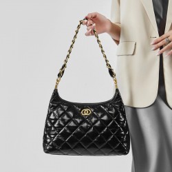 Summer New Fashion, Contrast Color Women's Bag, a Niche Design, Straw and Leather Large-Capacity Commuter Tote Bag for Foreign Trade