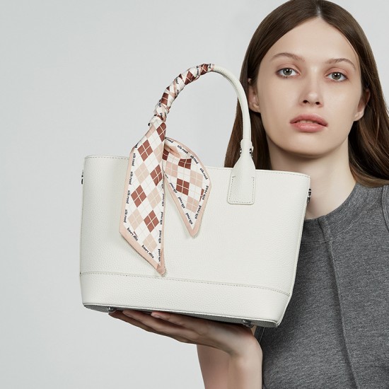 Genuine leather women's bag, 2025 new women's handbag, stylish mother's bag, large-capacity vegetable basket crossbody bag