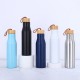 Large-capacity 500ml solid color 304 stainless steel vacuum insulated tumbler, sports mug with handle