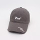 Women's trendy brand baseball cap with Pr Embroidered flattering cap for women, washed and ripped curved brim sun hat for men.