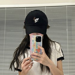 Overseas rabbit embroidered cap, Chinese style, outdoor sun visor, personalized face-enhancing small baseball hat for women