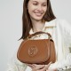 2025 new saddle bag, luxury retro genuine leather shoulder and crossbody bag, versatile luxury underarm bag