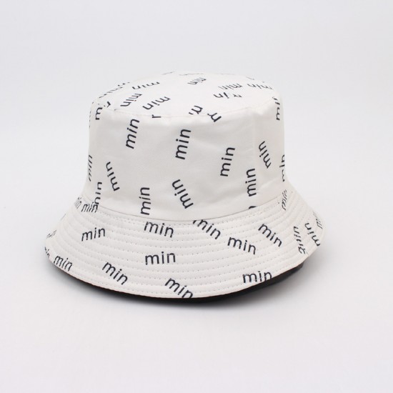Overseas cartoon Spider-Man bucket hat, yellow duck reversible sun hat, outdoor sun hat, couple's bucket hat