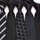 Lei'er spotted men's tie, retro geometric casual fashion tie, yarn-dyed polyester business tie, in stock from the manufacturer.