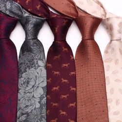 Lei'er coffee-colored ties, men's business stylish cashew flower hand-tied ties, available from manufacturers in multiple colors.