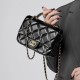 Women's bags, 2025 New Chanel-style metal chain diamond-patterned handbag, versatile shoulder and crossbody used women's bag.