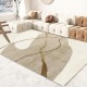 Simple light luxury Nordic-style carpet, living room, balcony, non-slip, absorbent, easy-care carpet, bedroom bedside decorative rug