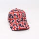 Cross-border 80s 90s double-sided graffiti print bucket hat for men and women, summer outdoor sun protection and sun protection hats.