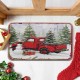 Diatom mud Amazon Christmas print floor mats, easy-care, stain-resistant, and wear-resistant doormats, available for shipping.