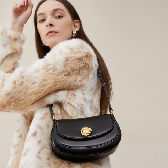2022 new style women's tote bag, genuine leather simple commuter bag, large-capacity wing bag, shoulder and handbag