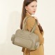 Saddle bag, 2025 new popular genuine leather women's crossbody bag, light luxury, niche shoulder bag