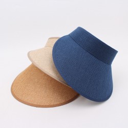 Outdoor sun hats with UV protection, linen hats with UV protection, spring and summer outdoor travel visors, straw hats, and summer hats