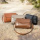 Women's bags, 2025 new spring and summer versatile, high-end, large-capacity genuine leather women's crossbody bag, single-shoulder pillow bag