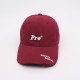 Women's trendy brand baseball cap with Pr Embroidered flattering cap for women, washed and ripped curved brim sun hat for men.